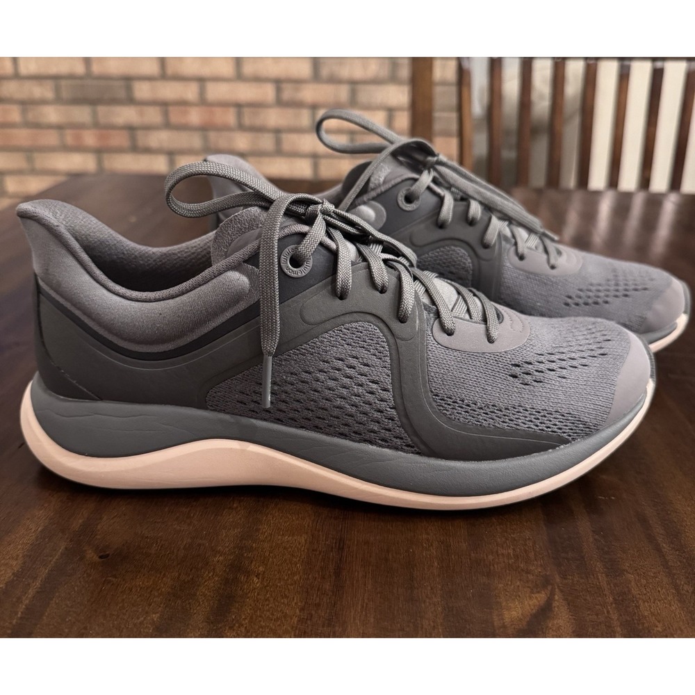 Lululemon Chargefeel Low Women's Workout Shoe Anchor Grey Pink Size 8.5 LW9EF3S